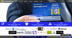 Desktop Screenshot of clubrugbyferrol.com